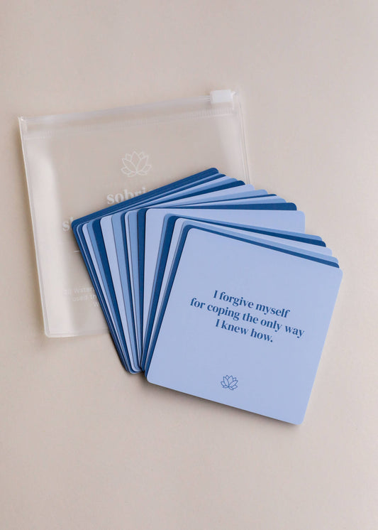 Shower Affirmation™ Display Cards - Sobriety