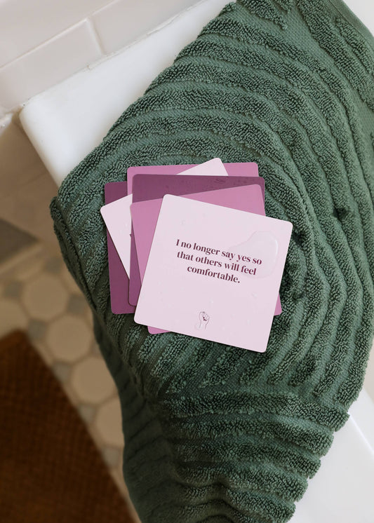 Shower Affirmation™ Display Cards - Boundaries