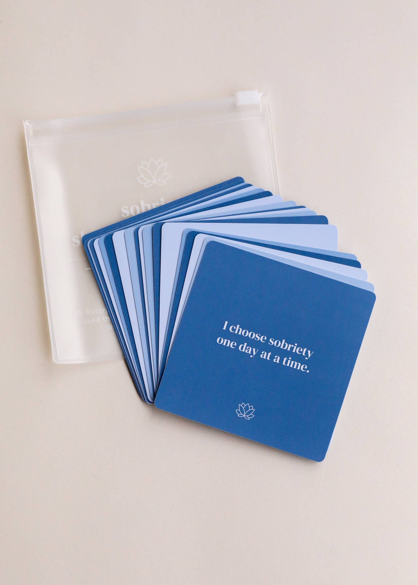 Shower Affirmation™ Display Cards - Sobriety