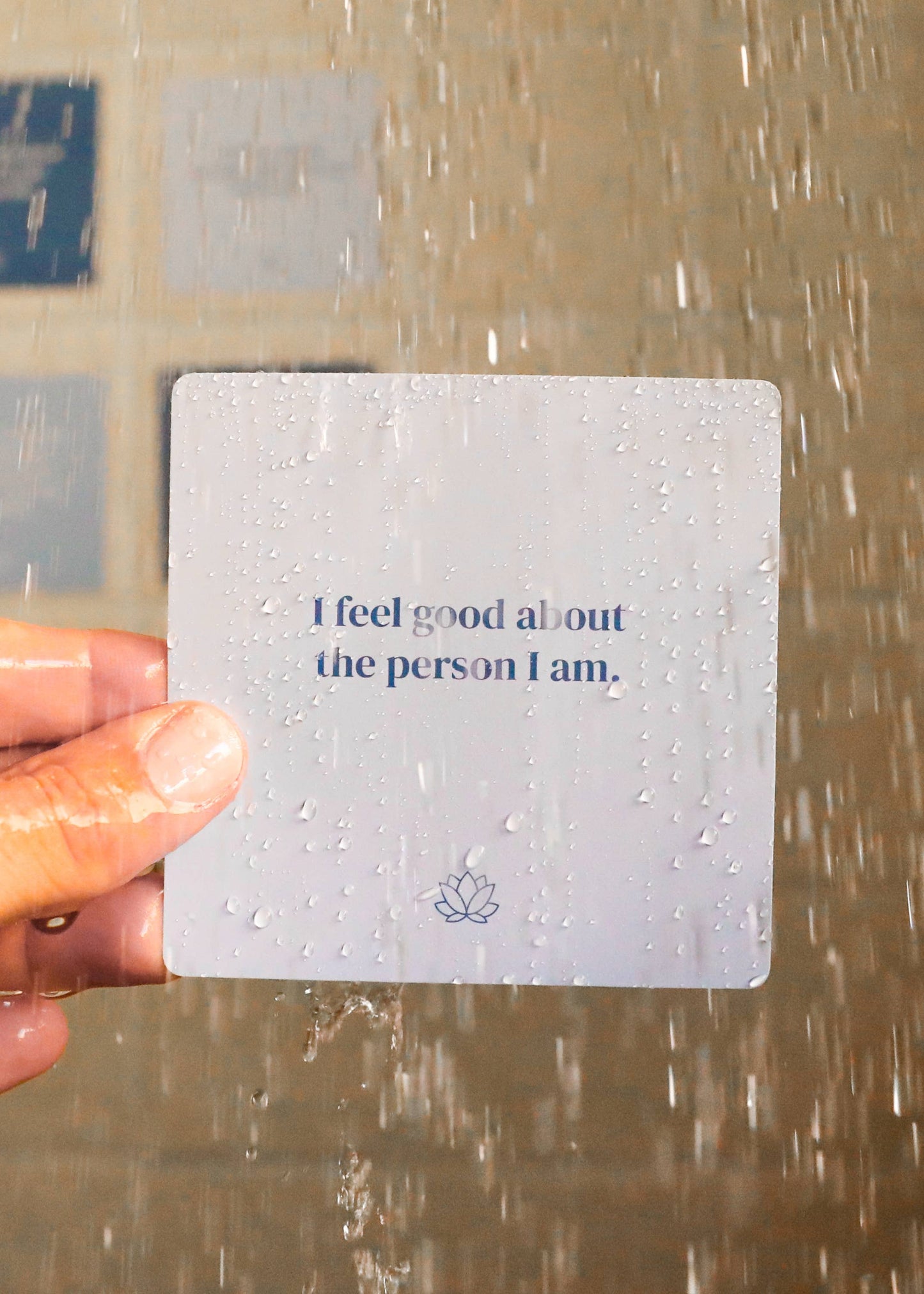 Shower Affirmation™ Display Cards - Sobriety
