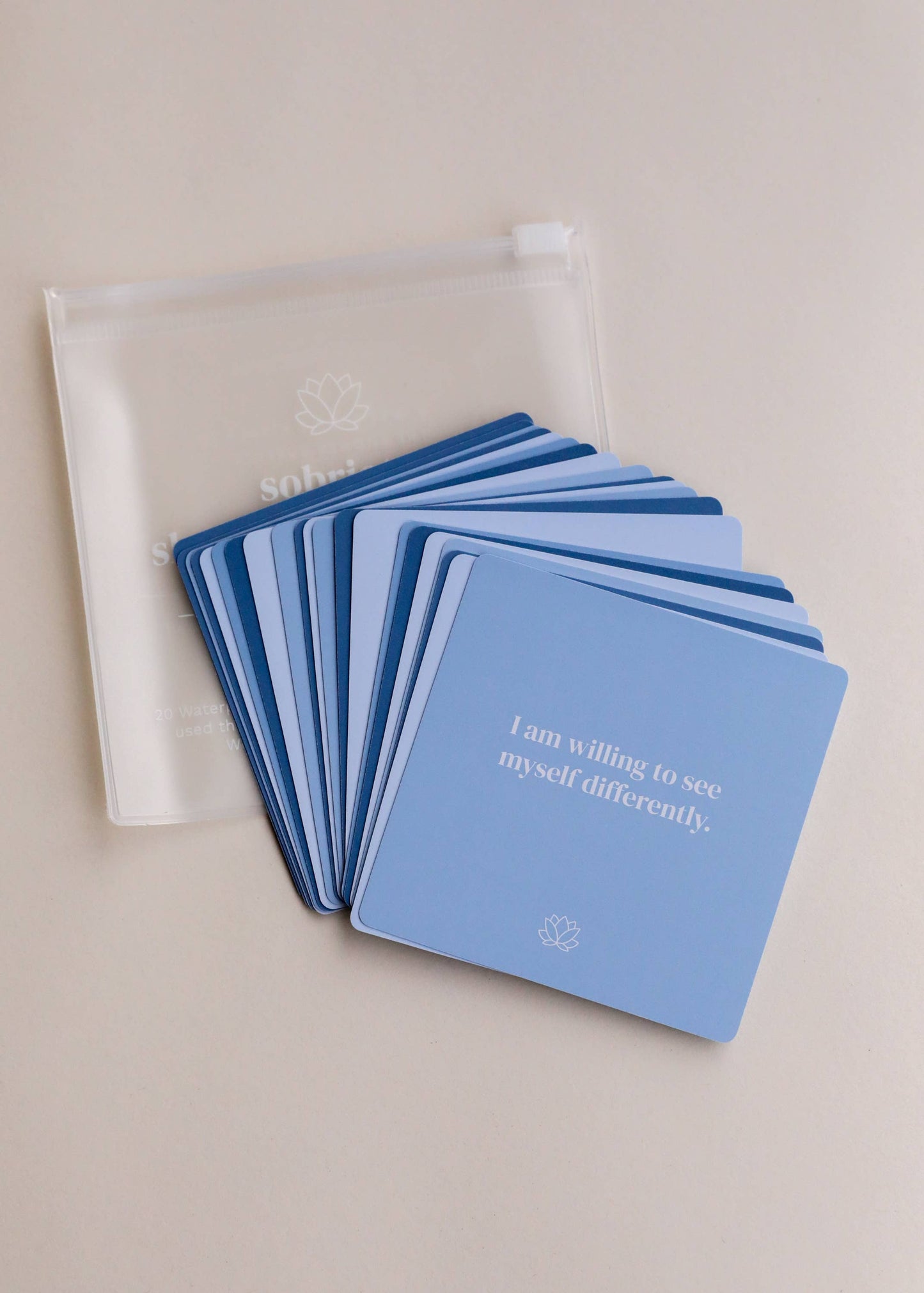 Shower Affirmation™ Display Cards - Sobriety